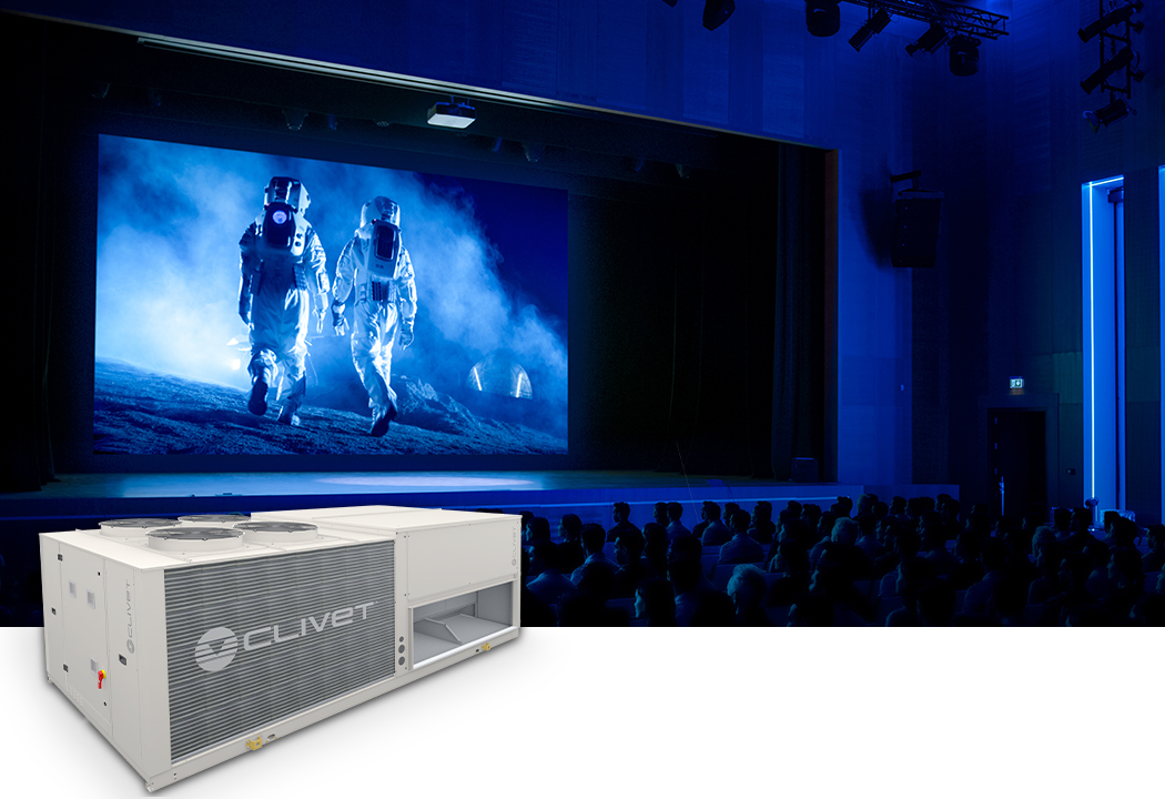 Rooftop in un cinema: ogni singola zona viene servita in maniera indipendente