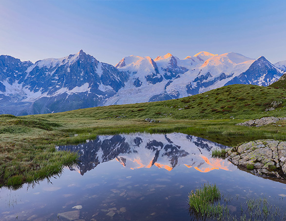 Paesaggio di montangna, il Green Deal