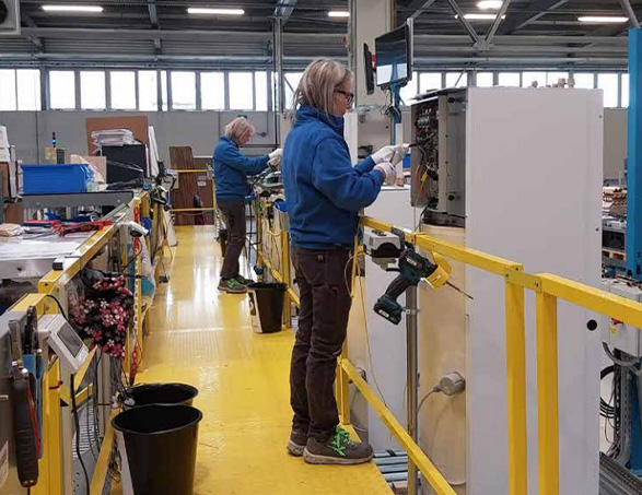 Linea di produzione stabilimento di Feltre