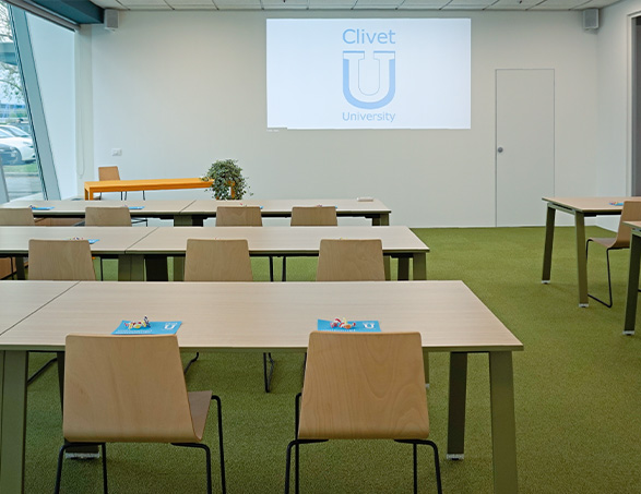 Salle de classe à Feltre, Centre de formation Clivet