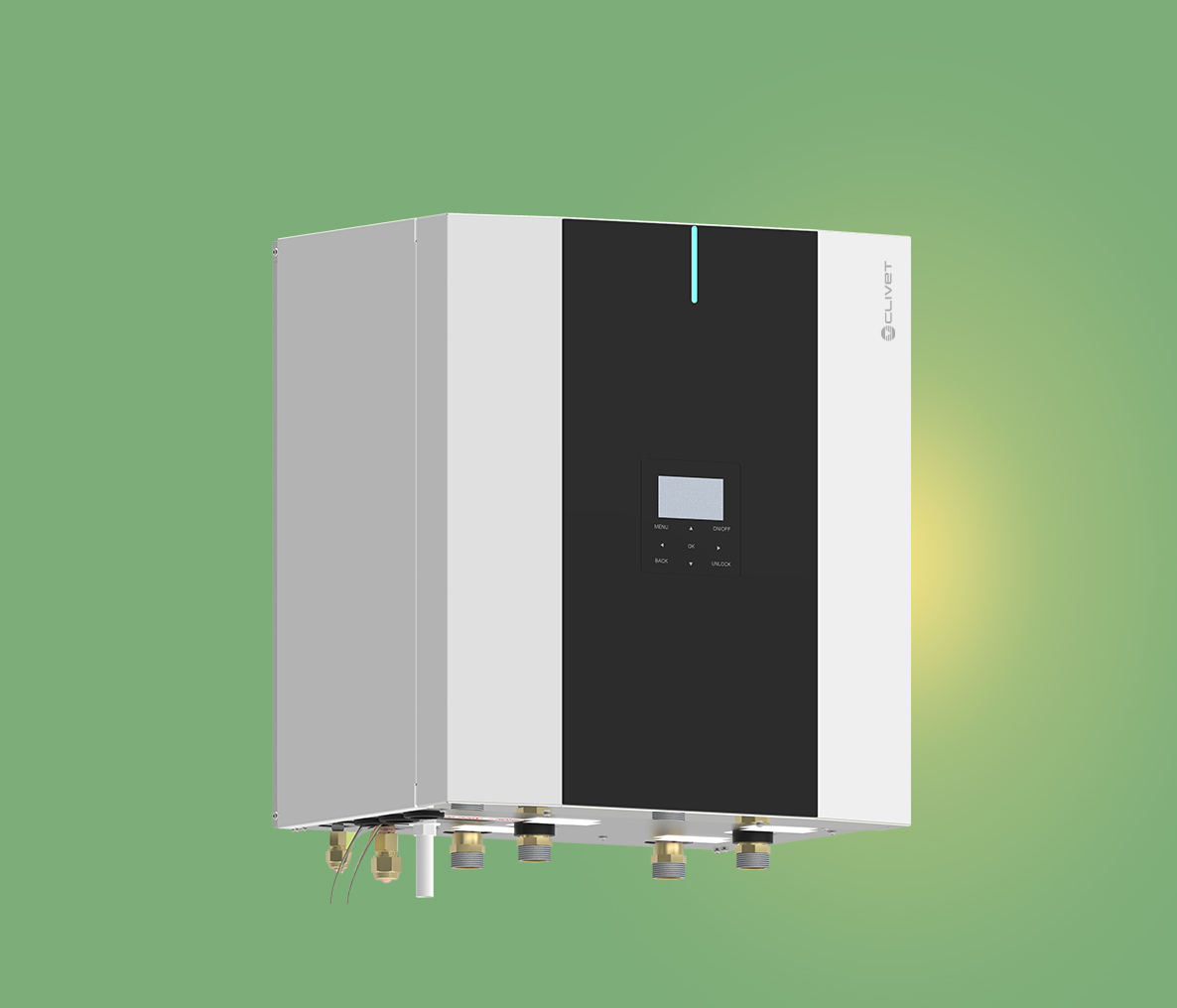 SPHERA EVO 2.0 BOX, su sfondo verde