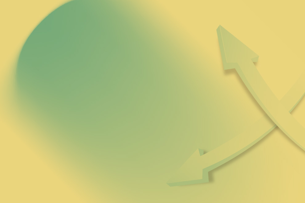 CEILING AND FLOOR: A soffitto o a pavimento, la temperatura sempre gradevole. Grafica di due frecce.