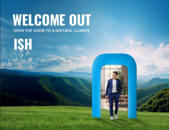 Clivet à l'ISH 2025: Welcome Out, ouvrez la porte à un climat naturel. 