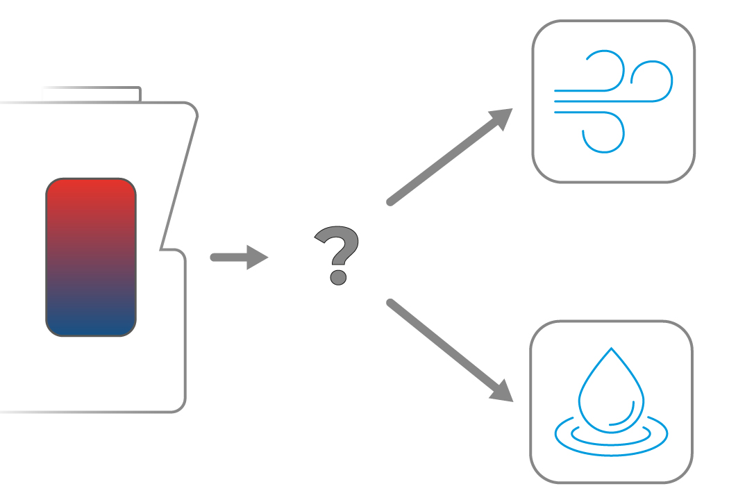 Condensation d'air ou d'eau?